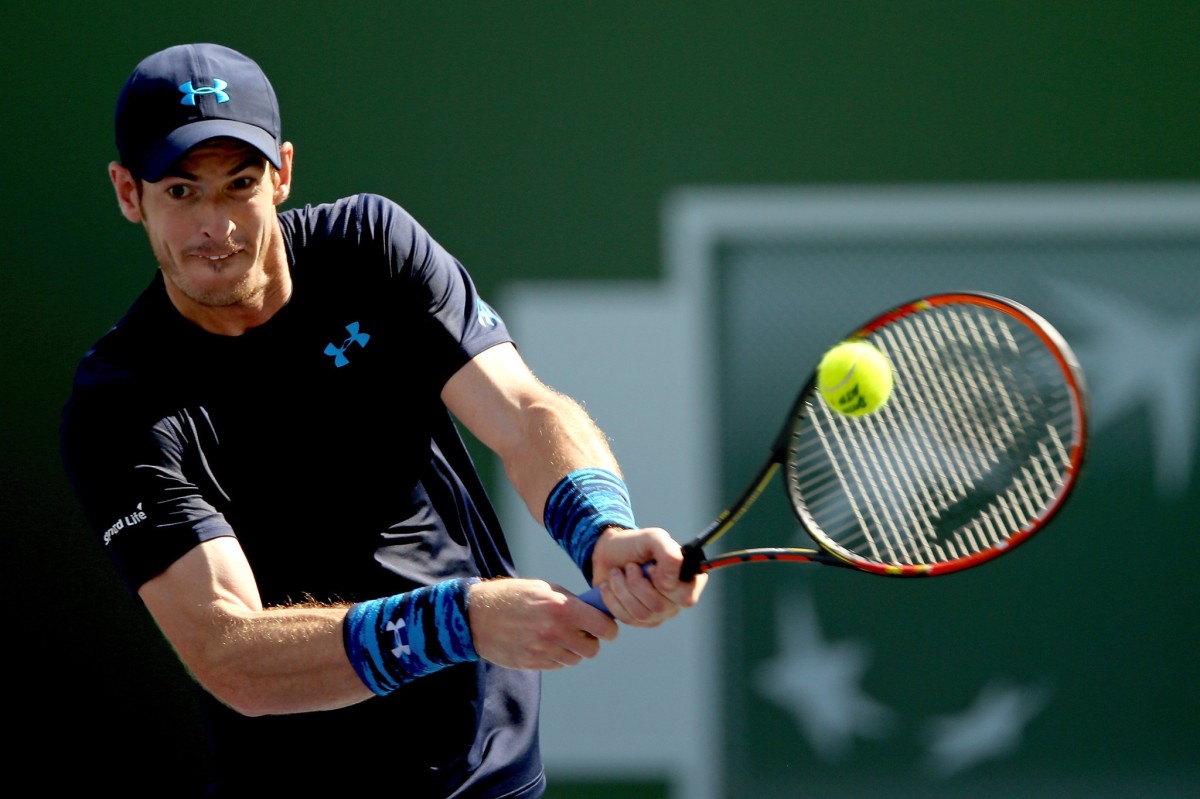 High Quality Image of Andy Murray in Indian Wells (Credit: latimes.com)
